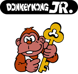 Donkey Kong Jr. (Panorama Screen) - Clear Logo Image