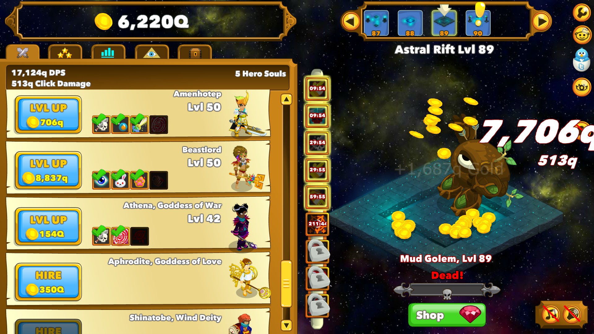 Clicker Heroes Gameplay 