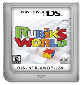 Rubik's World - Fanart - Cart - Front