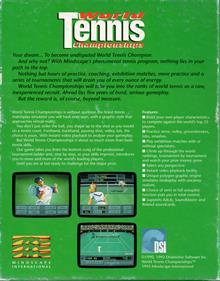 World Tennis Championships - Box - Back Image