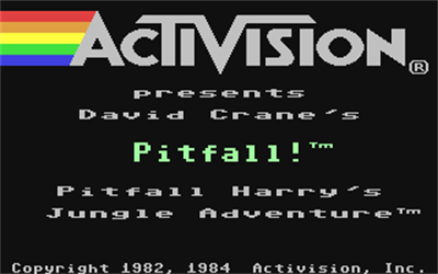 Pitfall! - Screenshot - Game Title Image