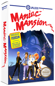 Maniac Mansion (US Version) - Box - 3D Image