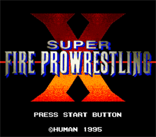 Super Fire Pro Wrestling X - Screenshot - Game Title Image