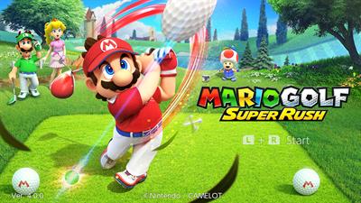 Mario Golf: Super Rush - Screenshot - Game Title Image