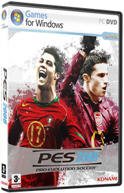 PES 2008: Pro Evolution Soccer - Box - 3D Image