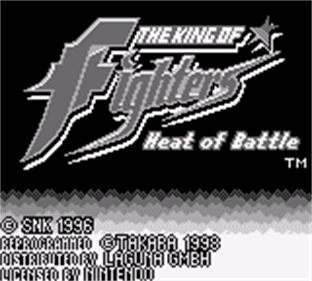 The King of Fighters: Heat of Battle - Screenshot - Game Title Image