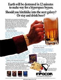 The Hitchhiker's Guide to the Galaxy - Advertisement Flyer - Front Image