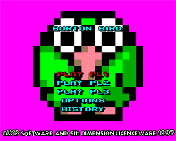Burton Bird - Screenshot - Game Title Image
