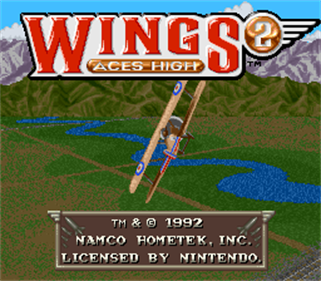 Wings 2: Aces High - Screenshot - Game Title Image