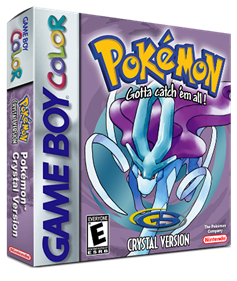 Pokémon Crystal Version - Box - 3D Image