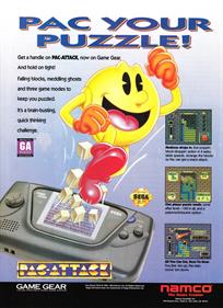 Pac-Attack - Advertisement Flyer - Front Image