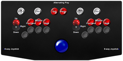 Mayday - Arcade - Controls Information Image