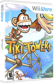 Tiki Towers - Box - 3D Image