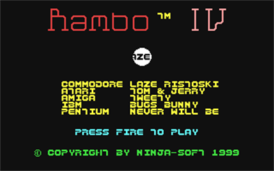 Rambo IV - Screenshot - Game Title Image