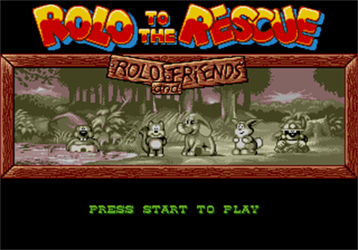 Rolo to the Rescue - Screenshot - Game Title Image