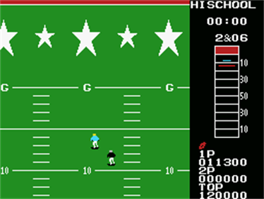 10-Yard Fight - Screenshot - Gameplay Image