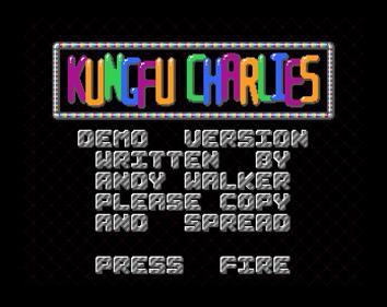 Kung Fu Charlies - Screenshot - Game Title Image