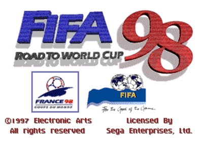 FIFA 98: Road to World Cup - Screenshot - Game Title Image