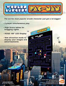 World's Largest Pac-Man - Advertisement Flyer - Front Image