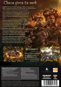 Warhammer: Mark of Chaos - Box - Back Image