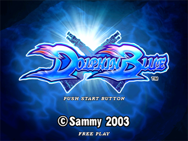 Dolphin Blue - Screenshot - Game Title Image