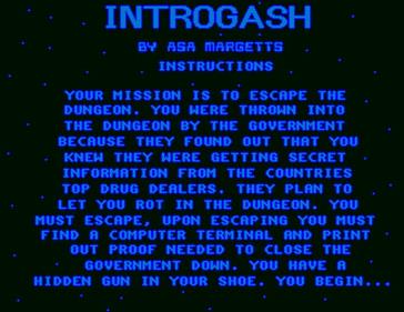 Introgash - Screenshot - Game Title Image