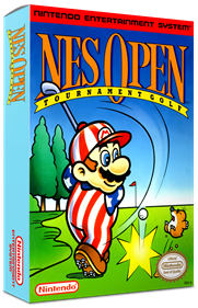 NES Open Tournament Golf - Box - 3D Image