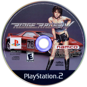 Ridge Racer V - Disc Image