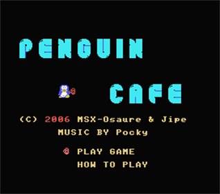 Penguin Cafe - Screenshot - Game Title Image