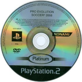 PES 2008: Pro Evolution Soccer - Disc Image