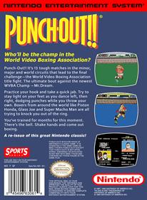 Punch-Out!! (1990) - Box - Back Image