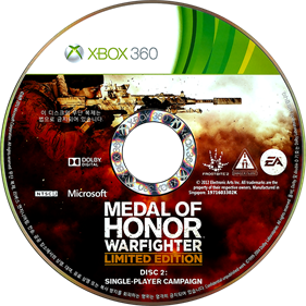 Medal of Honor: Warfighter - Disc Image