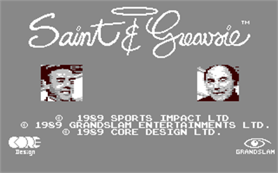 Saint & Greavsie: The Ultimate Soccer Trivia Game - Screenshot - Game Title Image