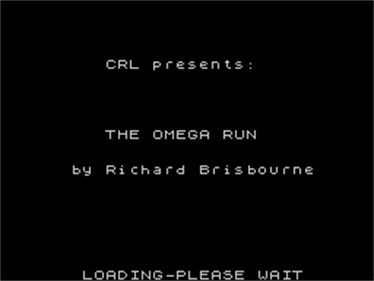 Omega Run - Screenshot - Game Title Image
