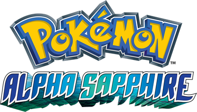 Pokémon Alpha Sapphire - Clear Logo Image