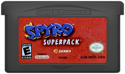 Spyro SuperPack: Season of Flame/Season of Ice - Fanart - Cart - Front Image