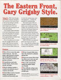 Gary Grigsby's War in Russia - Box - Back Image