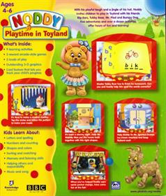 Noddy: Playtime in Toyland - Box - Back Image