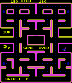 Ghostmuncher/Galaxian - Screenshot - Game Over Image