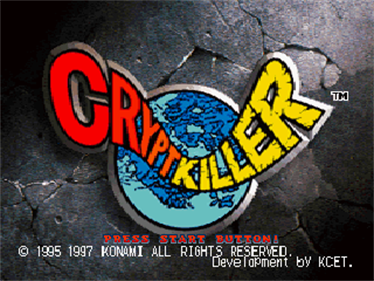 Crypt Killer - Screenshot - Game Title Image