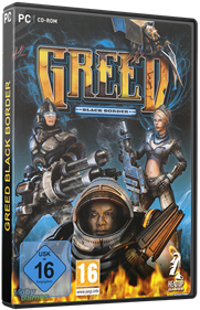 Greed: Black Border - Box - 3D Image