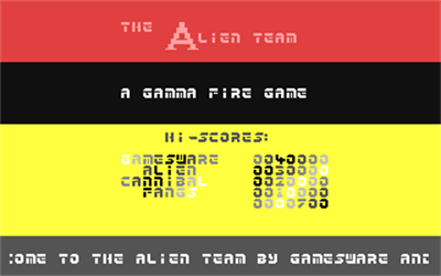 The Alien Team - Screenshot - Game Title Image