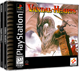 Vandal Hearts - Box - 3D Image