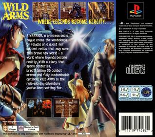 Wild Arms - Box - Back Image