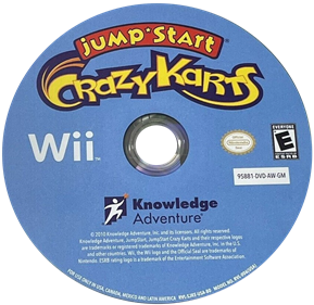 JumpStart Crazy Karts  - Disc Image