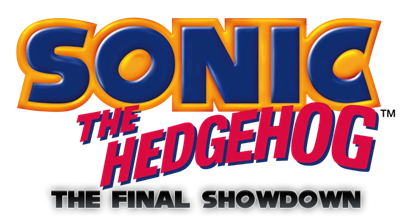 Sonic the Hedgehog: The Final Showdown - Clear Logo Image