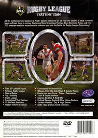 Rugby League - Box - Back Image