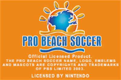 Ultimate Beach Soccer - Screenshot - Game Title Image