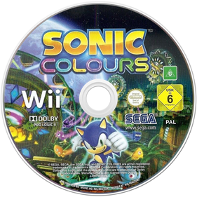 Sonic Colors - Disc Image