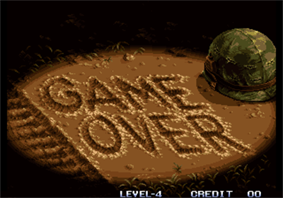 Metal Slug: Super Vehicle-001 - Screenshot - Game Over Image